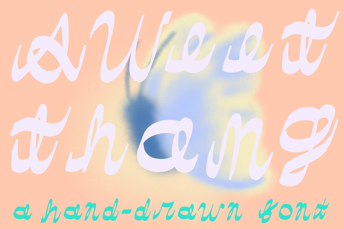 Sweet Thang a hand-drawn font, a Script Font by Eryn Rose Design (Photo 2 of 14)