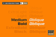 VTF League – Middleweight Package, a Sans Serif Font by VarsityType® (Thumbnail 3 of 6)