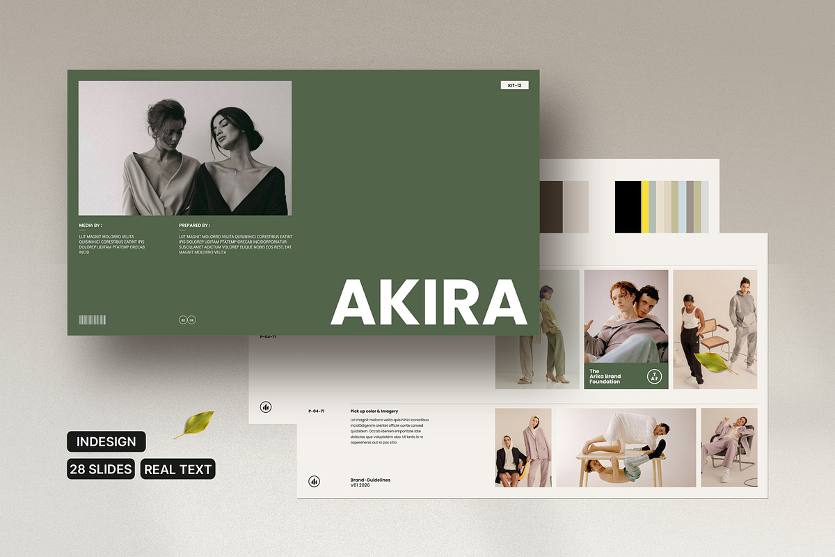 AKIRA | Brand Guidelines, a Presentation Template by S A N D Y (Photo 12 of 12)