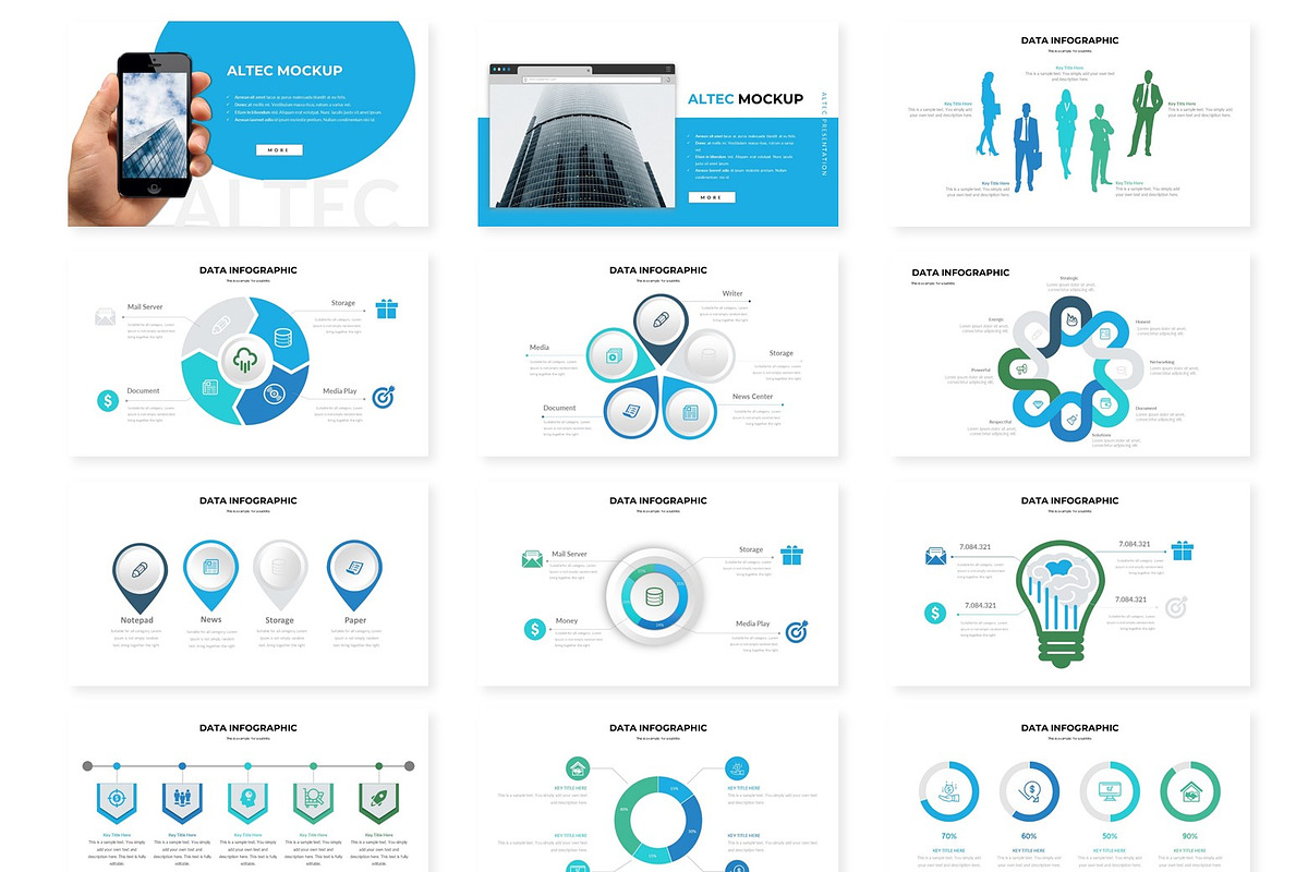 Altec - Keynote Template, a Presentation Template by AQR Studio