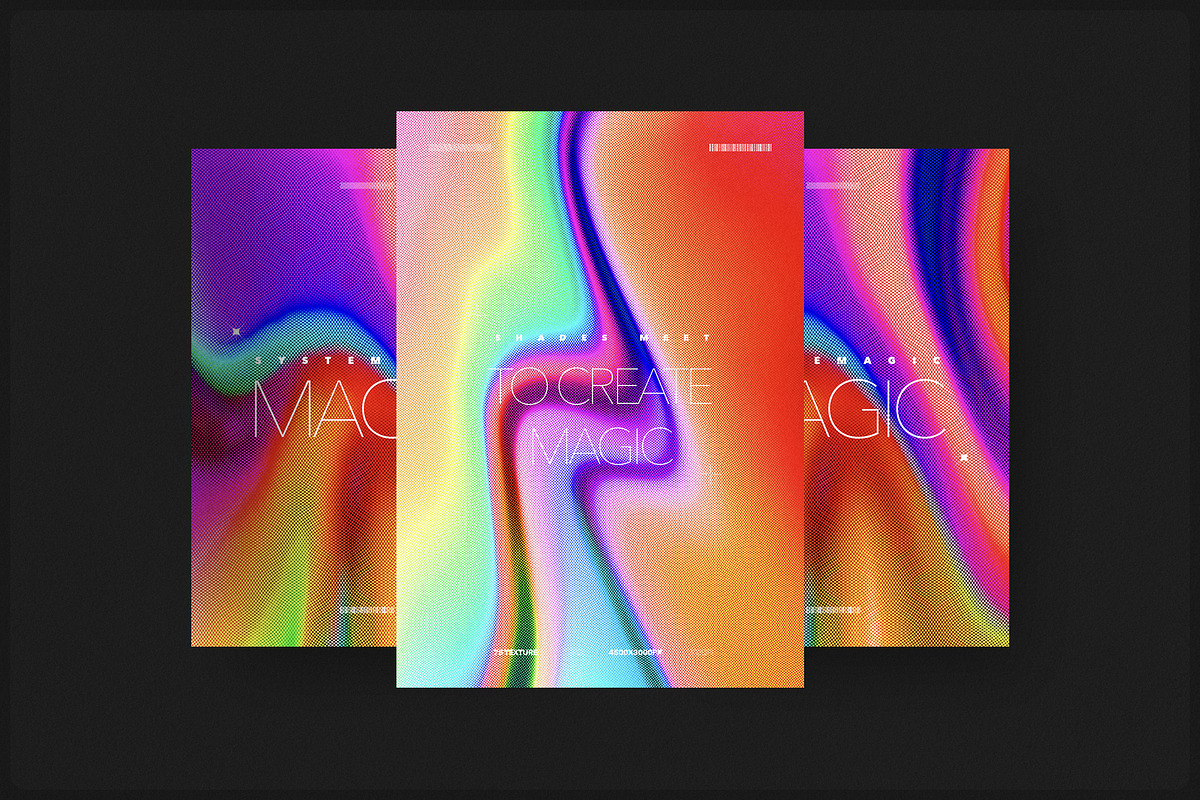 Vivid — Acid Gradient Textures, a Background Graphic by Milka