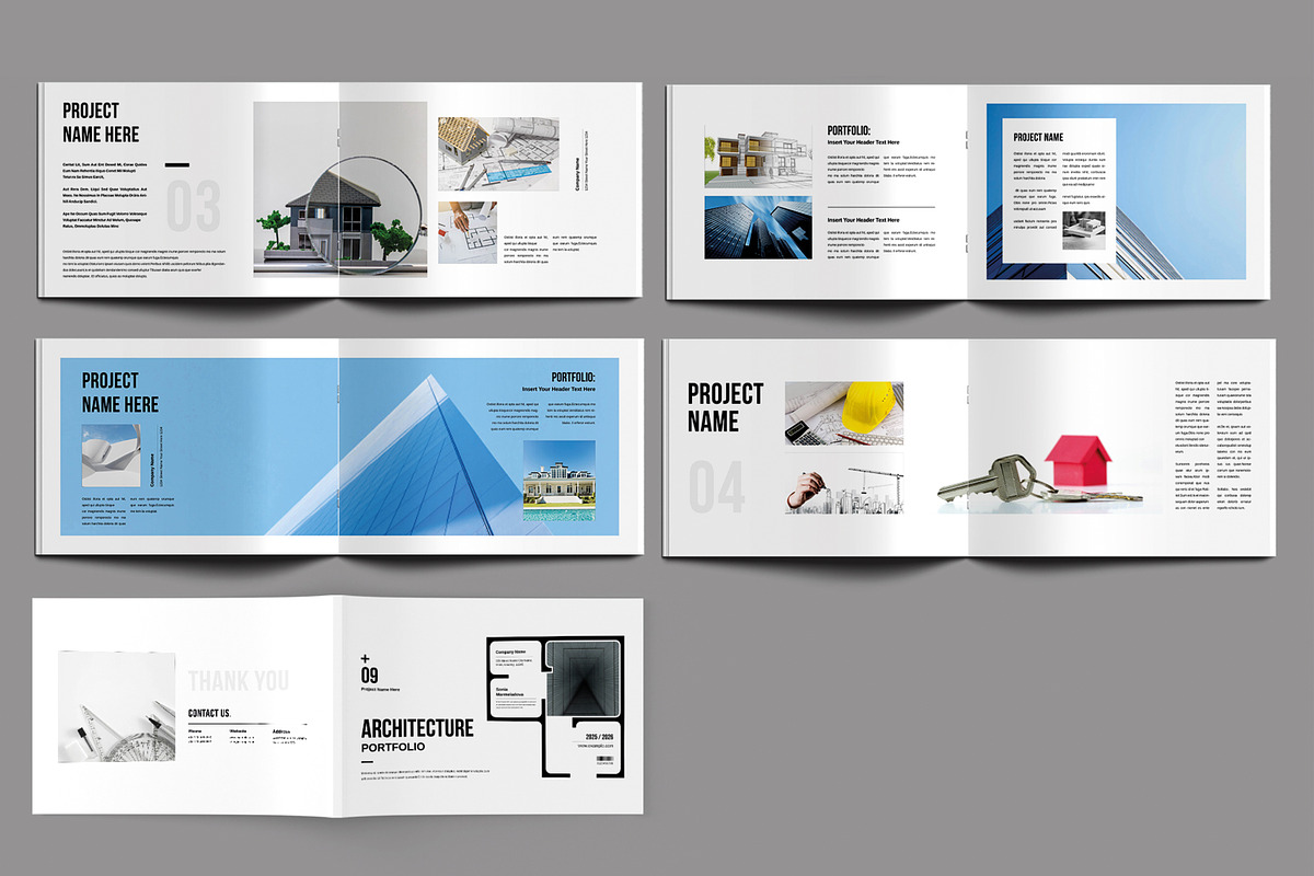 Architecture Portfolio Layout, a Brochure Template by MightyDesign (Photo 3 of 6)