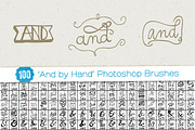 100 'And by Hand' PS Brushes, a Brush Add-On by Frisk Shop (Thumbnail 1 of 2)