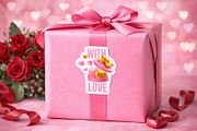 Valentine's Day Stickers Set, a Decorative Illustration by Vector beauty (Thumbnail 4 of 6)