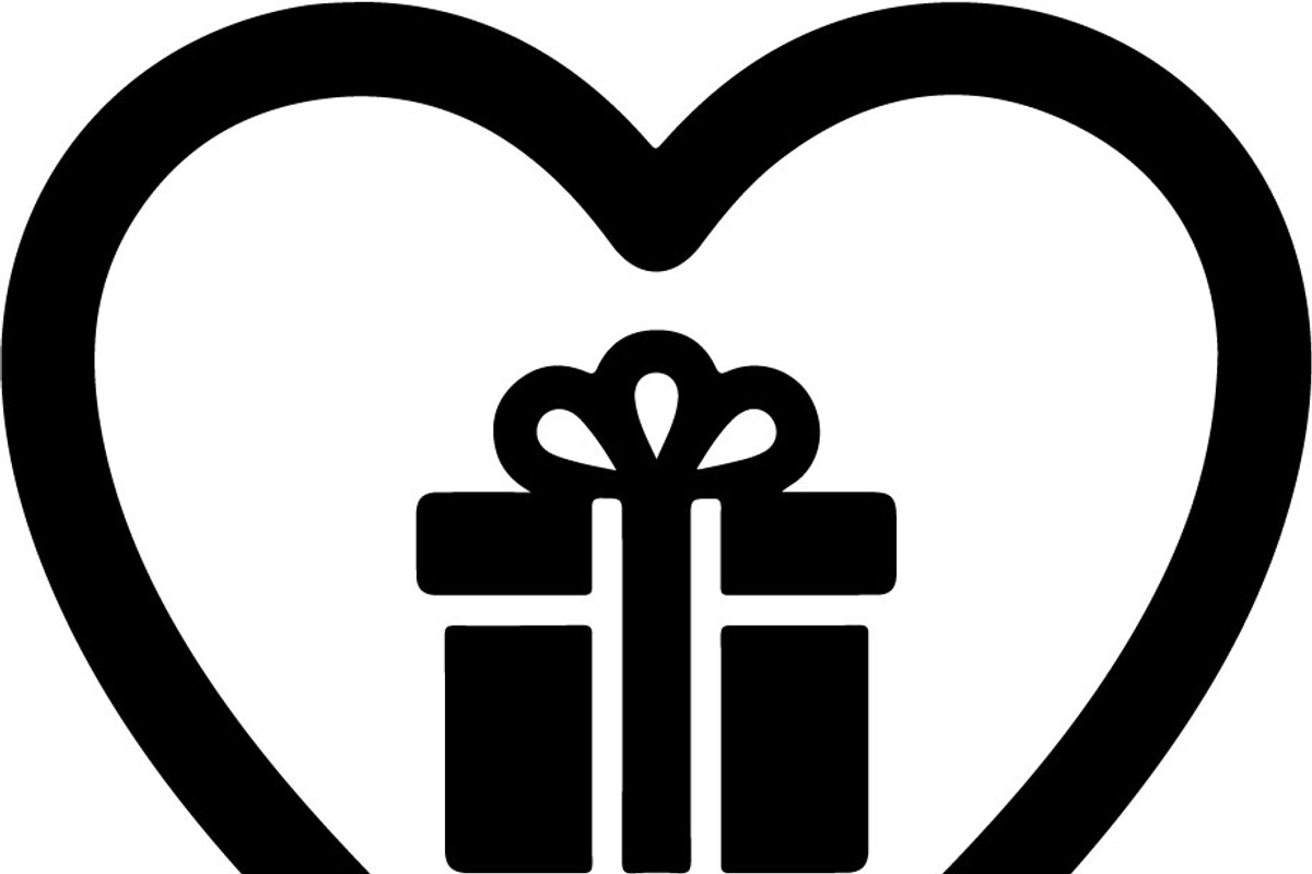 Black Heart Love Silhouette Icons Se, an Illustration by Designer_Momina (Photo 3 of 18)