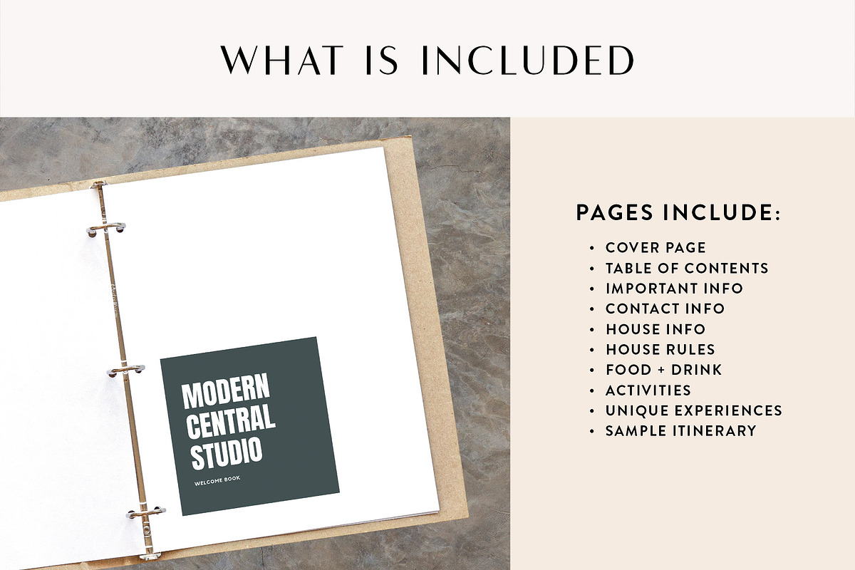 Moderno Welcome Book for Airbnb Host, a Templates & Theme by Kin Studio (Photo 5 of 16)