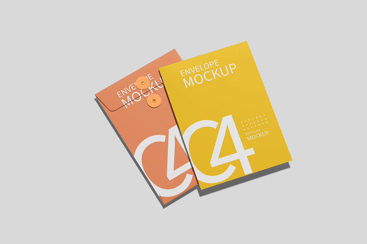 Envelope C4 Mockup, a Pattern Graphic by Creative_A23 (Photo 3 of 10)