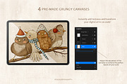 Grungy Textures - brushes & canvases, a Brush Add-On by polikarpovaart (Thumbnail 9 of 17)