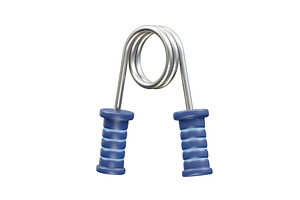 Hand gripper icon 3d illustration, an Object Illustration by fahad121
