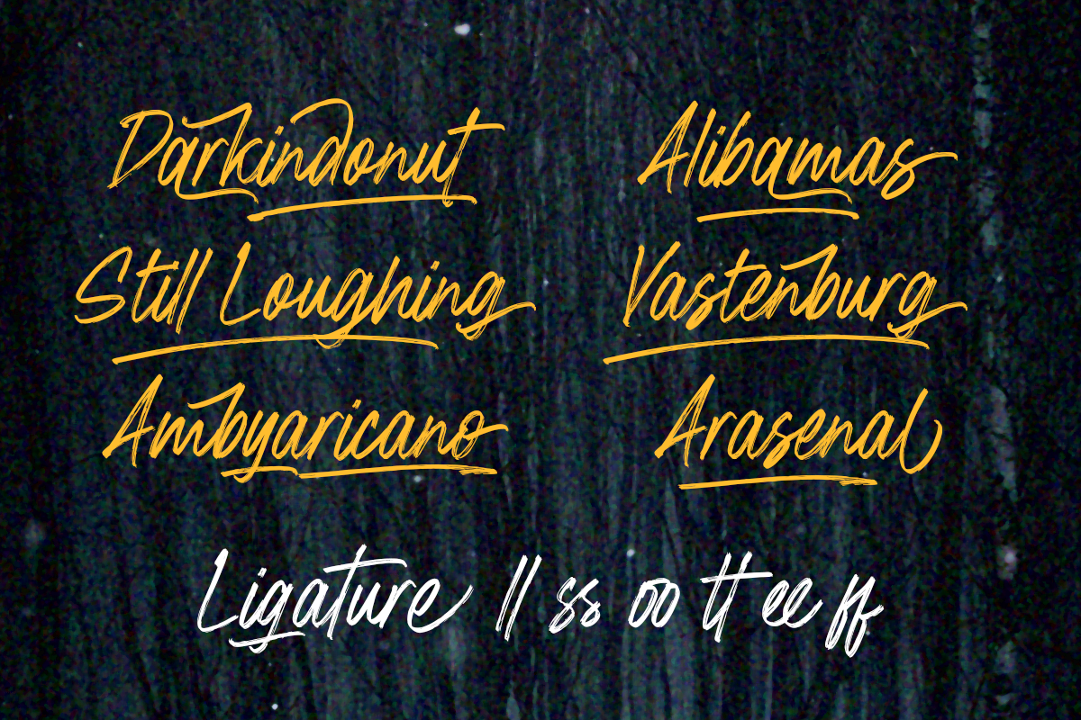HumberGood, a Script Font by Zelda Graphic (Photo 2 of 6)