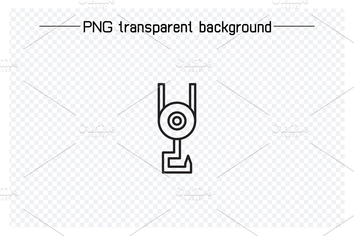 Hoist Crane Hook Icons, an Outline Icon by Designfour (Photo 6 of 7)