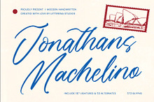 Jonathans Machelino Handwritten Font