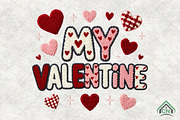 My Valentine Faux Crochet PNG, an Illustration by Craft Nest (Thumbnail 1 of 4)