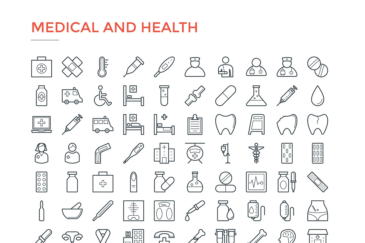 4800 Line Icons Pack, an Outline Icon by Vectors Market (Photo 13 of 13)