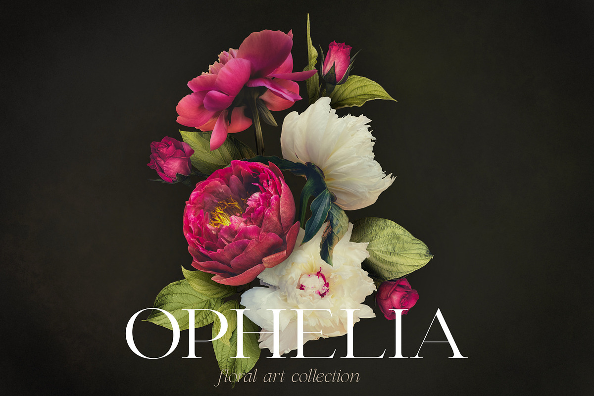 Ophelia Dark Moody Florals, an Object Graphic by Eclectic Anthology (Photo 9 of 14)