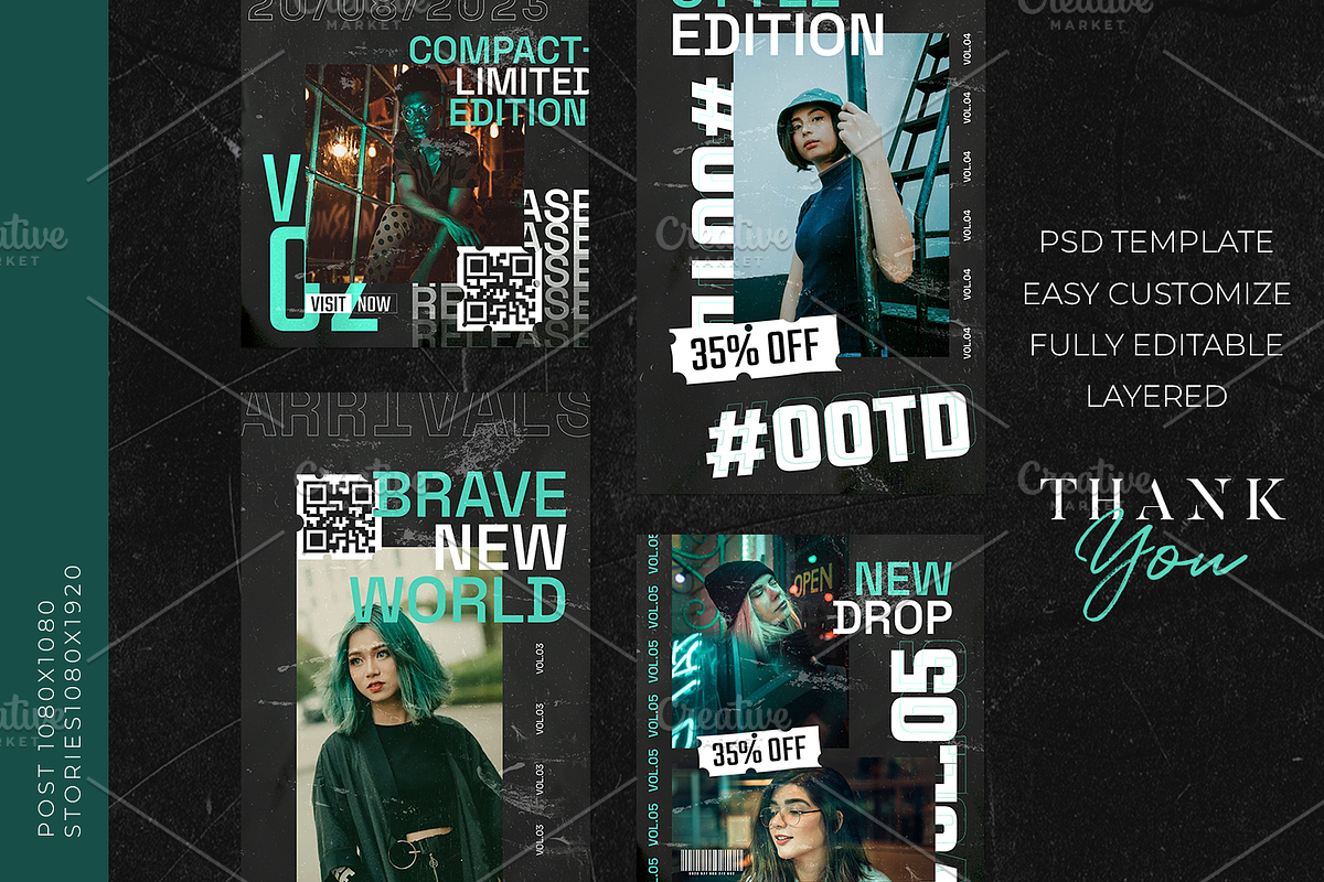 Hype Instagram Template - Darxz, a Social Media Template by Gibcreat (Photo 4 of 4)