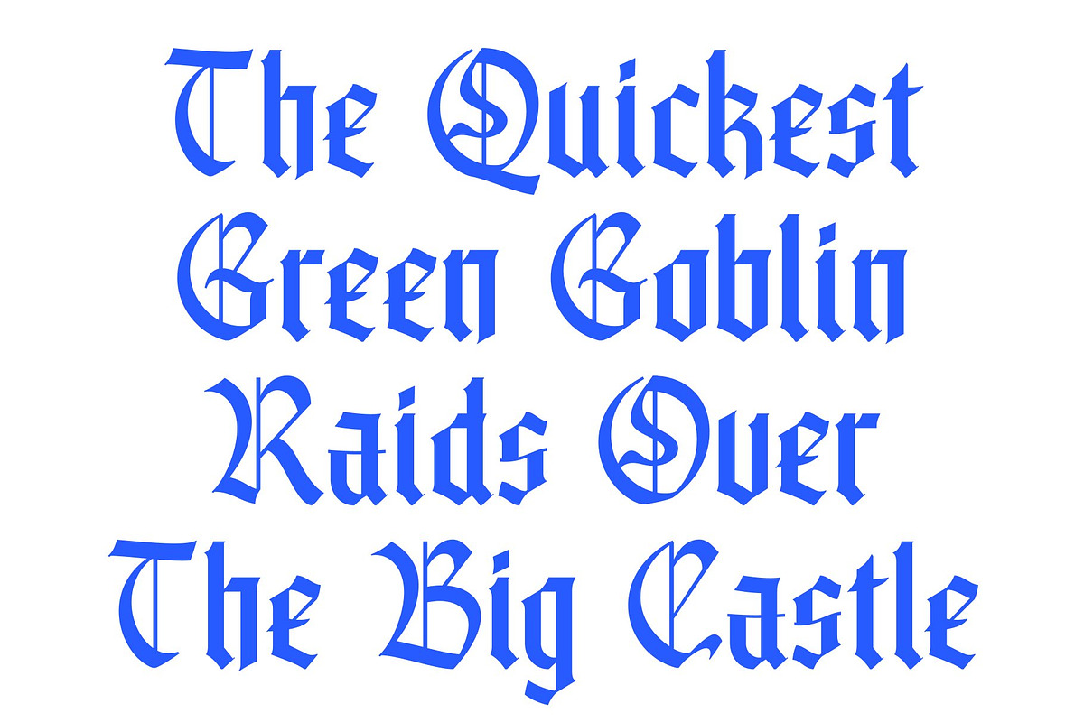 CS Mistbane – Blackletter Font, a Blackletter Font by Craft Supply Co. (Photo 2 of 8)
