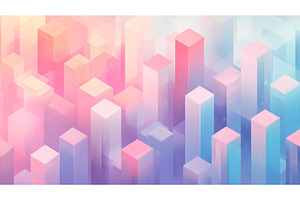 Abstract colorful geometric, an Illustration by Lermont51