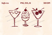 Whimsical Berry Fruit Bundle SVG PNG, a Food Illustration by Marie T (Thumbnail 18 of 36)