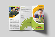 School Admission Trifold Brochure, a Brochure Template by retrographix (Thumbnail 3 of 4)