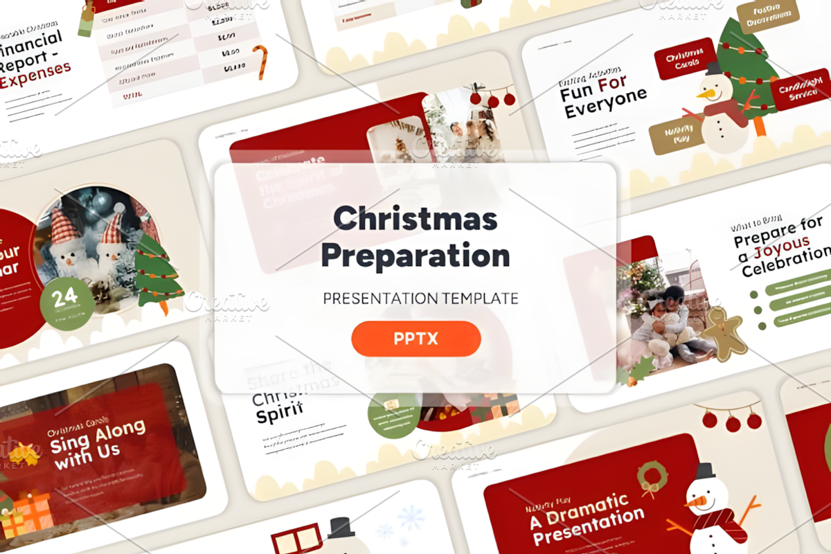 Christmas Preparation - PPT Templat, a Presentation Template by Ink Gallery (Photo 1 of 4)