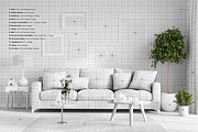 Classic Living Room with Sofa Mockup, a Household Mockup by creatsy2 (Thumbnail 3 of 4)