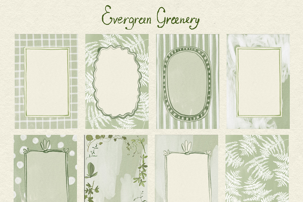Greenery & Ferns PNG Illustrations, a Decorative Illustration by whiteheartdesign (Photo 7 of 19)