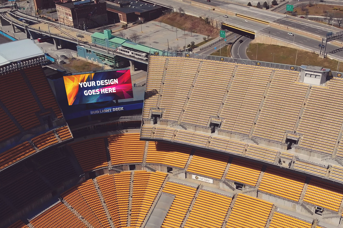 24 PSD NFL Stadium Mockup #1, a Mockup by Laura (Photo 11 of 25)