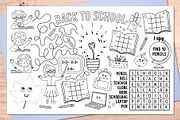 Back to school activity placemats, an Education Illustration by Lexi Claus (Thumbnail 4 of 6)