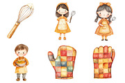 Pumpkin Spice Watercolor Clipart, an Illustration by CitraGraphics (Thumbnail 2 of 6)