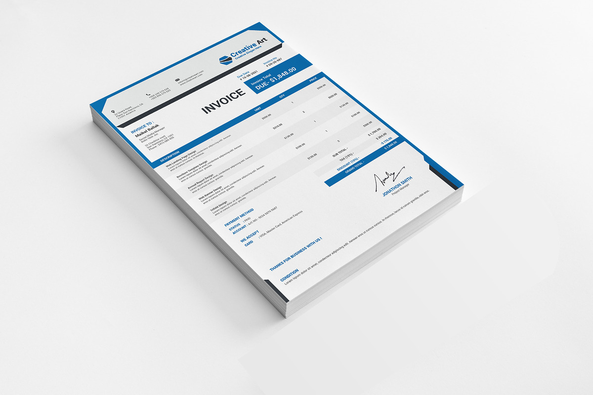 Style Invoice Template