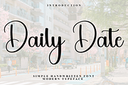 Daily Date, a Handwritten Font by FreshTypeINK (Thumbnail 1 of 8)