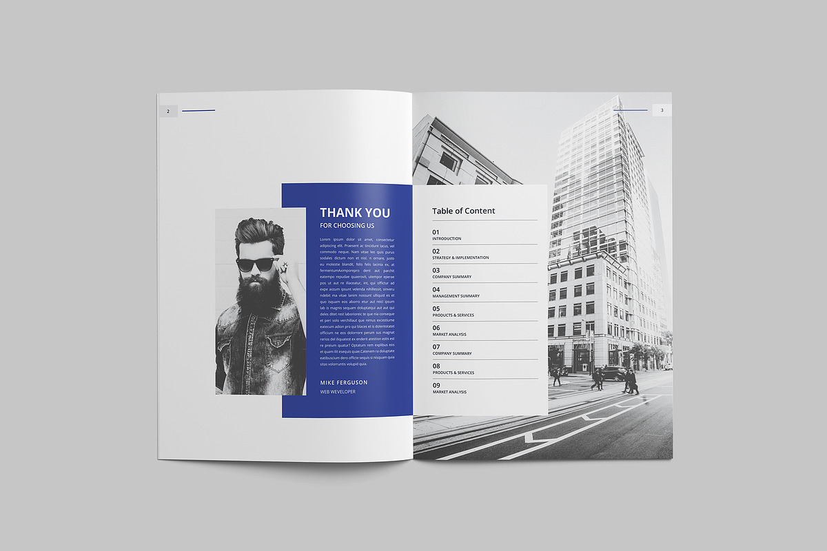 Proposal Brochure Template, a Brochure Template by Tanber Hossen (Photo 5 of 14)
