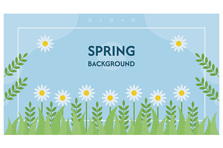 Spring Background Design, an Object Illustration by Creative Backgrounds