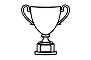 trophy cup icon victory award symbol, an Outline Icon by Nurlan's shop (Thumbnail 1 of 3)