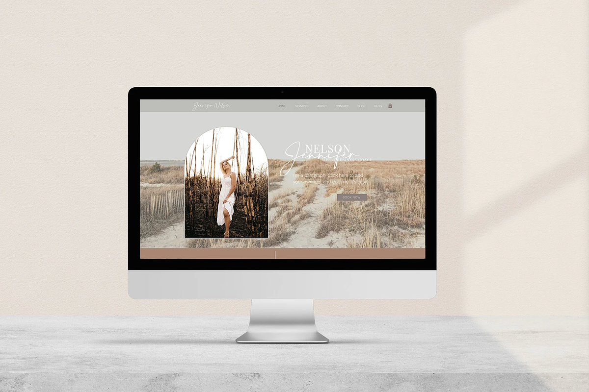 Wix Website Template - Girl Boss, a Wix Template by pinesandpearls (Photo 5 of 9)