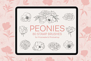 Bundle. Mushrooms, Crystals, Peony., a Brush Add-On by NinaFedorova (Thumbnail 10 of 20)