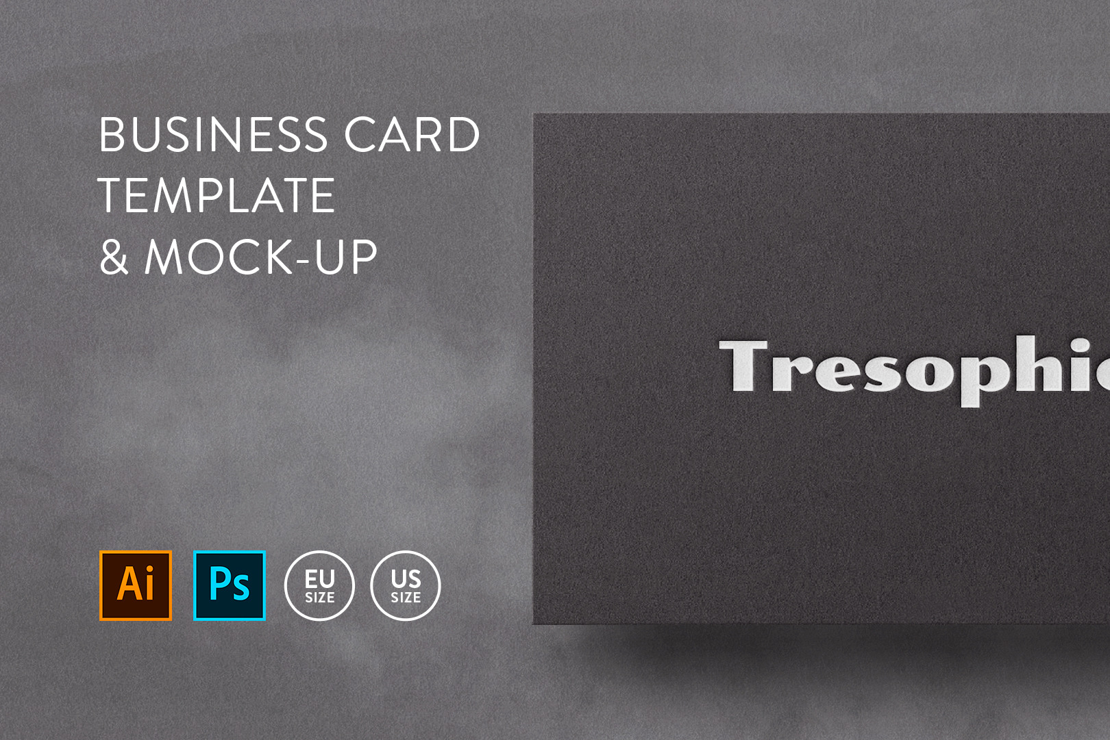 Business card Template & Mock-up, a Business Card Template by PrintPixel