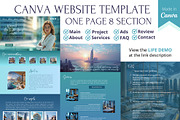 Canva Website for Real Estate Agency, a Landing Page Template by Lenka_X (Thumbnail 2 of 2)