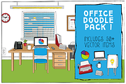 Office Doodle Pack 1, a Technology Illustration by Option 4 Design (Thumbnail 1 of 6)
