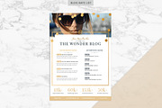 GOLDEN | Blog Media Kit, a Resume Template by Marigold Studios (Thumbnail 8 of 10)