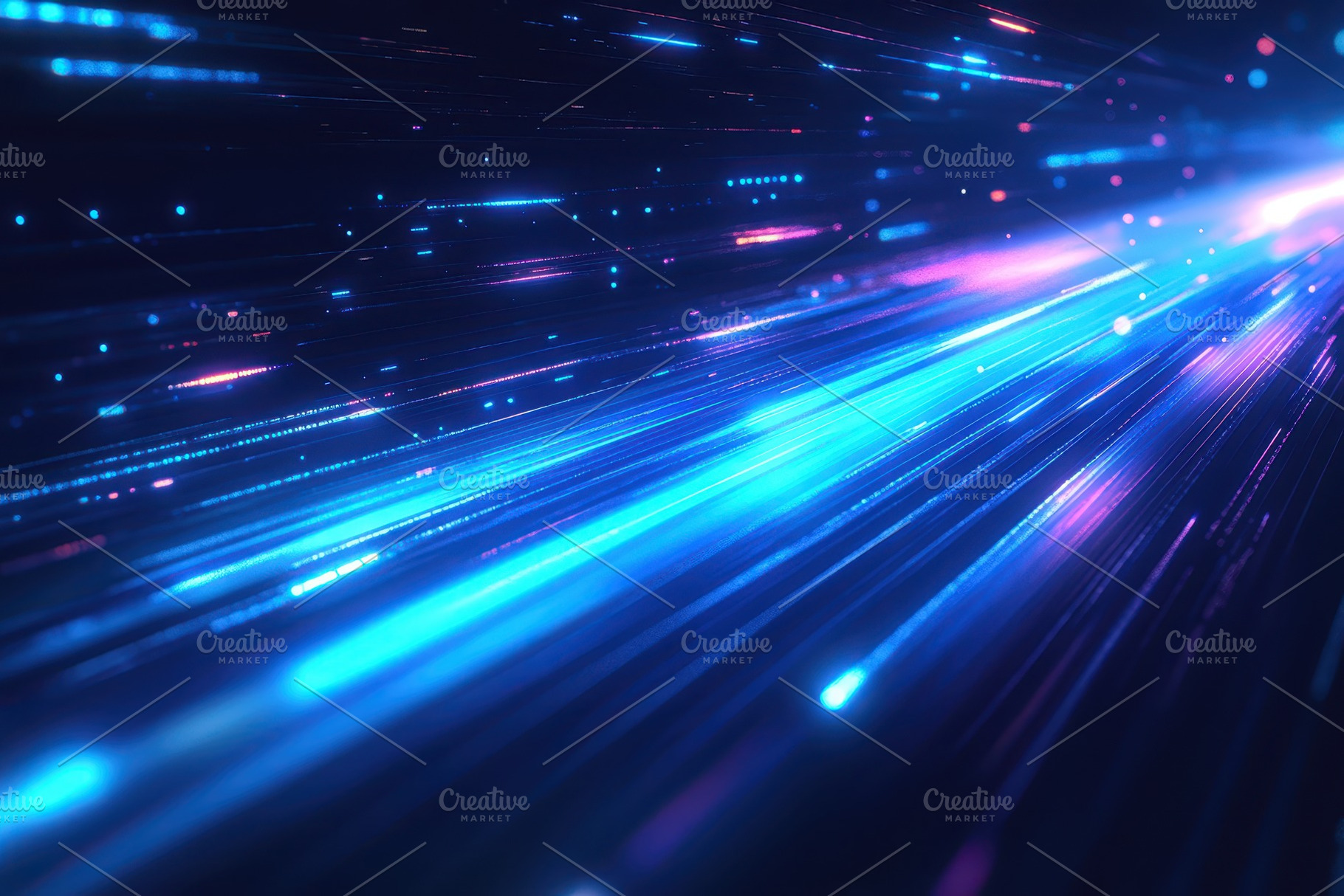 Futuristic Blue Light Streaks Digita, a Background Photo by Pixeness