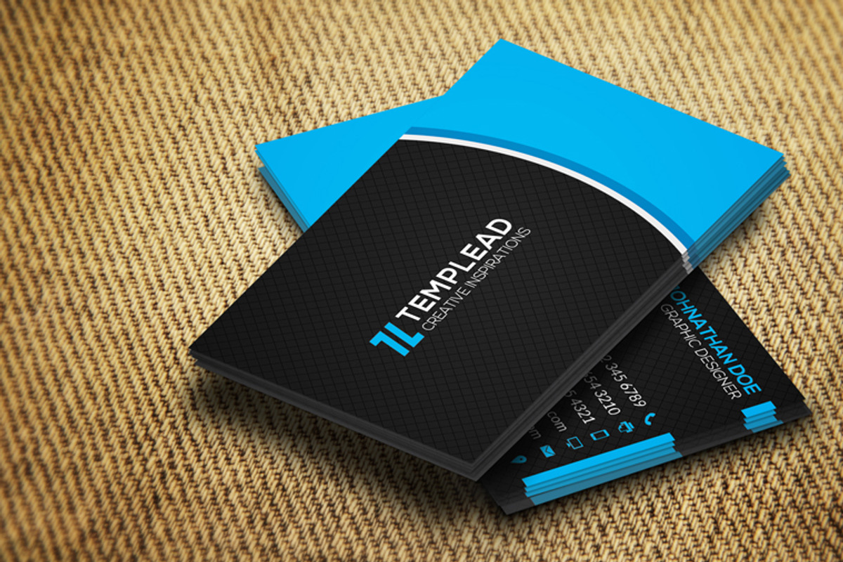 Corporate Business Card CM117, a Business Card Template by annozio (Photo 3 of 4)