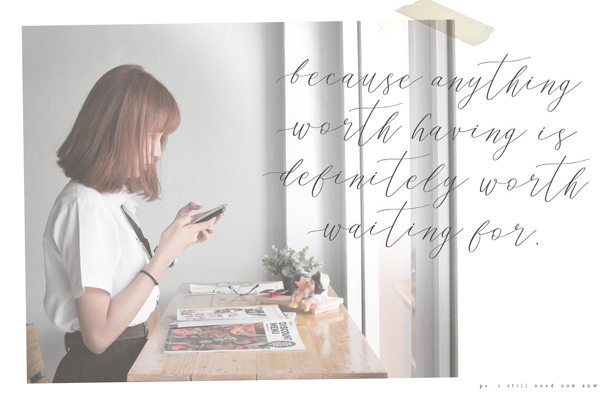 Oh Samantha - Seductive Chic Font, a Script Font by Konstantine Studio (Photo 5 of 14)