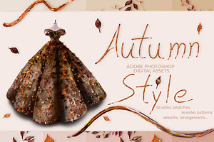 Autumn Assets For Photoshop