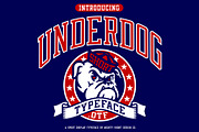 Underdog Typeface, a Font by MightySHORT (Thumbnail 1 of 9)