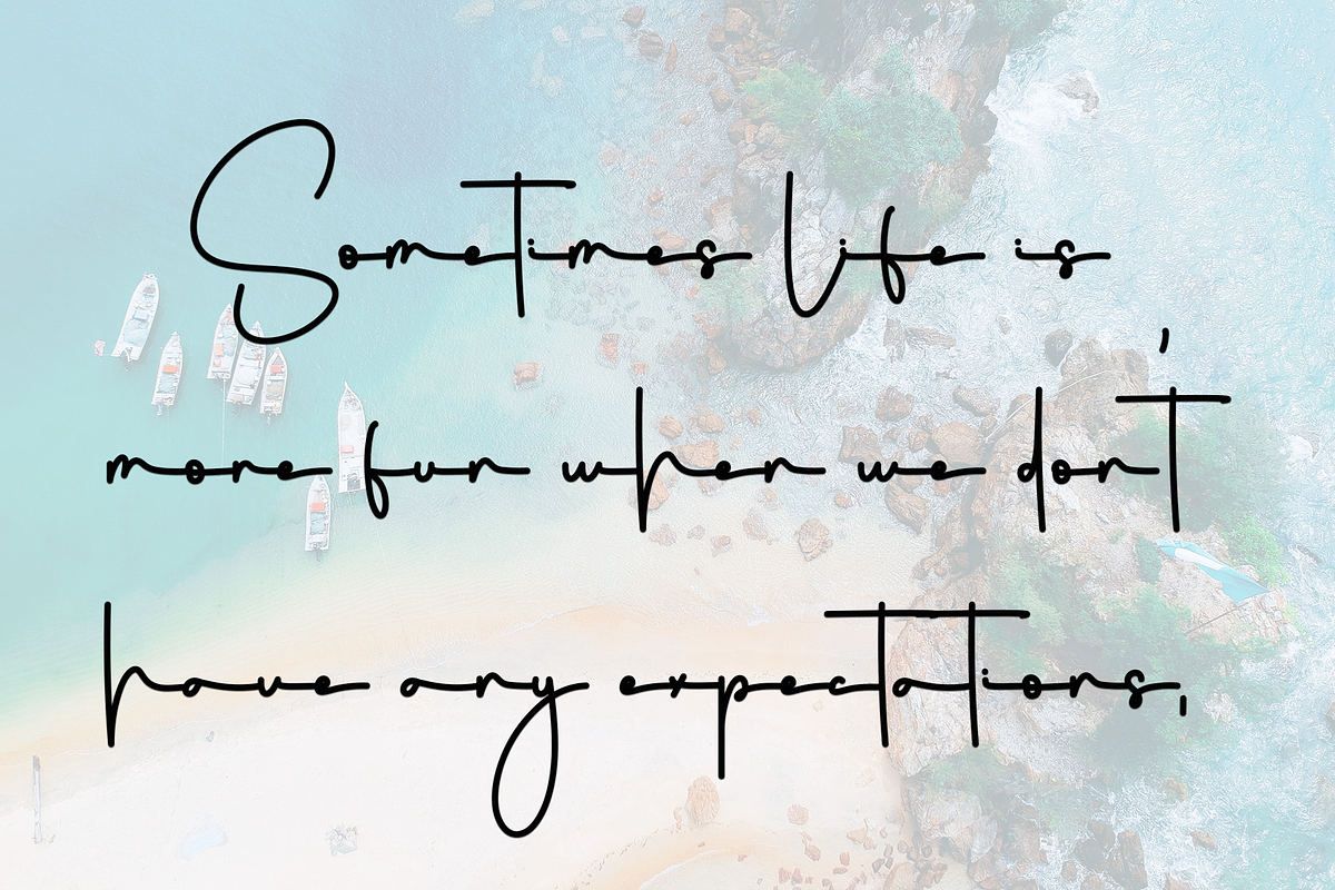 Backsong, a Handwritten Font by InermediaSTUDIO (Photo 6 of 8)