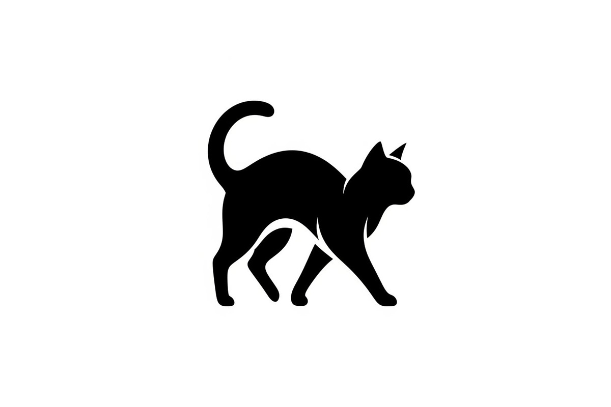 Cool Cat Silhouette Vector Bundle, an Illustration by Designs_River (Photo 9 of 51)