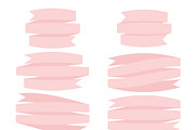 №211 Soft Pink Ribbon Banners, a Templates & Theme by Rasveta (Thumbnail 3 of 3)