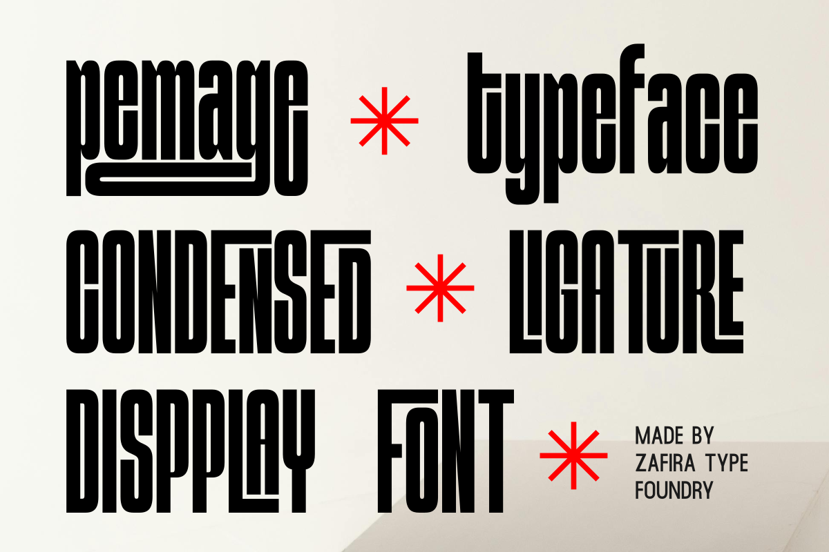 Pemage, a Sans Serif Font by Zafiratype (Photo 7 of 15)